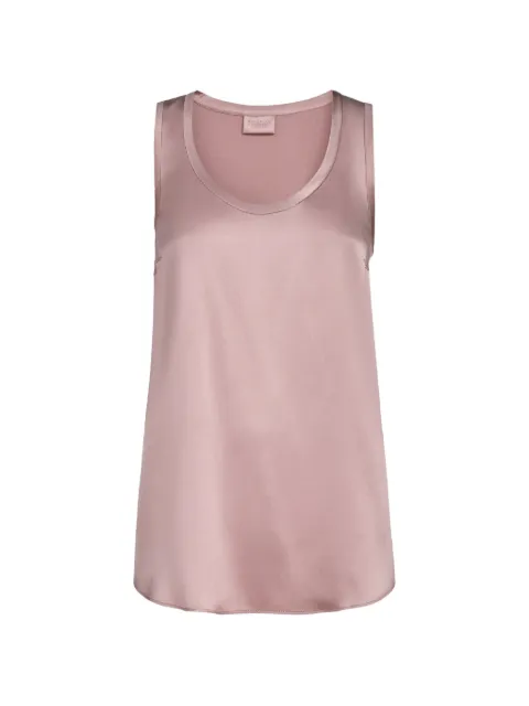 Brunello Cucinelli satin flared top Pink M0C59E0600C8691