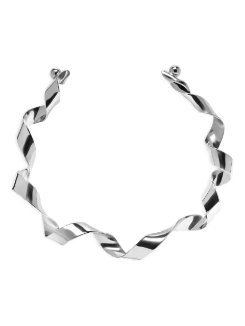 DRIES VAN NOTEN twist necklace Silver 2610182110084