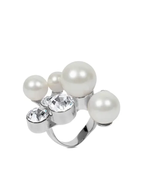 DRIES VAN NOTEN ornamented ring Silver 2610182270049