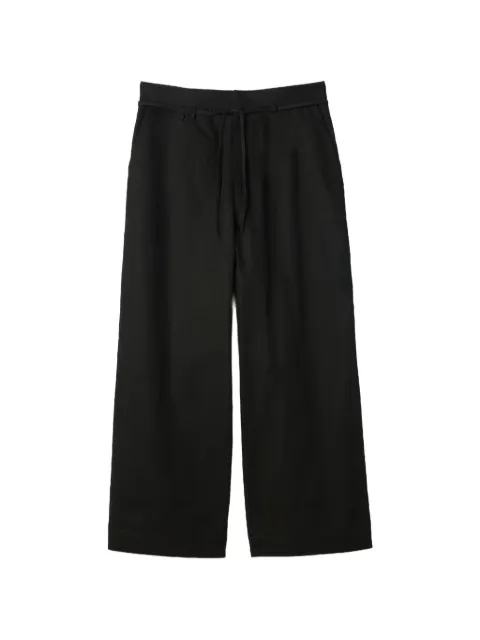 Jacquemus Marin tie-fastening turned-up trousers Black PAM00574AW00648