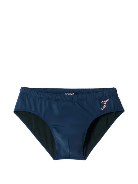 Jacquemus logo-embroidered swimming trunks Blue BOM00110AJ00287