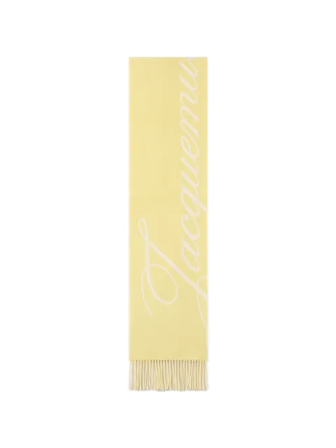Jacquemus The Atelier scarf Yellow ACU00800AOT4044