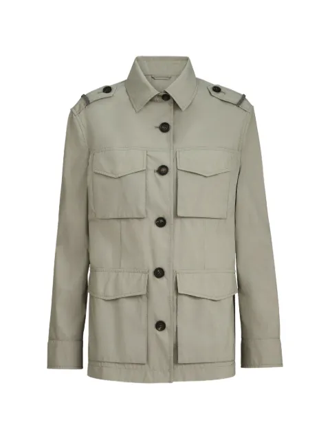 Brunello Cucinelli button flap-pocket jacket Neutrals MR4577856C6539