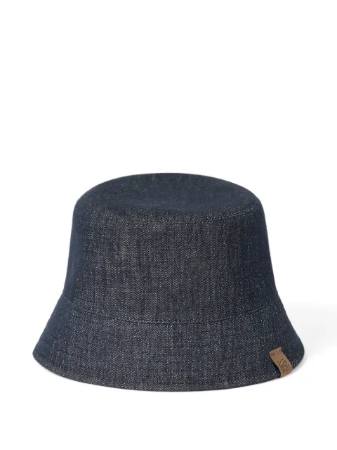 Brunello Cucinelli monili denim bucket hat Blue MCAP90016C001
