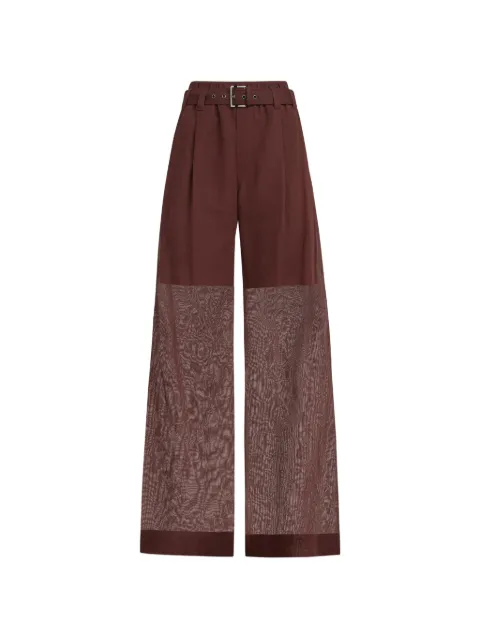 Brunello Cucinelli belted palazzo pants Red M0F91P8862C9092
