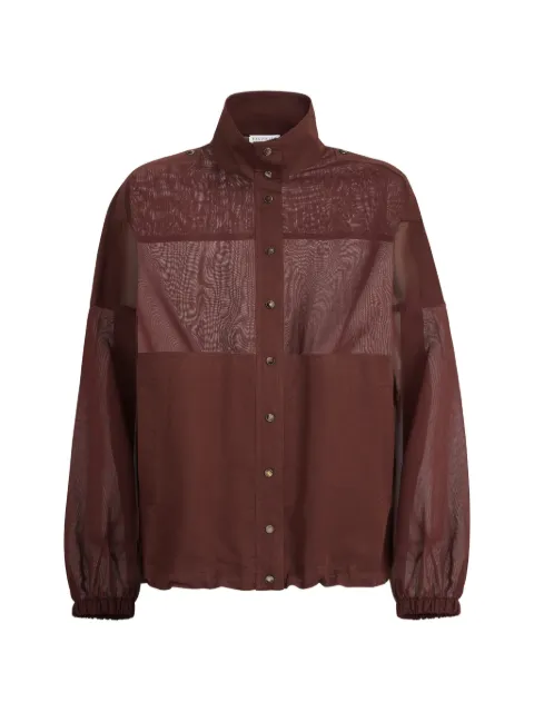 Brunello Cucinelli cotton jacket Red M0F91SO606C9092