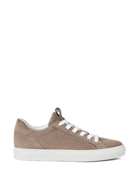 Brunello Cucinelli suede sneakers with precious loop Brown MZSFG2525C8849