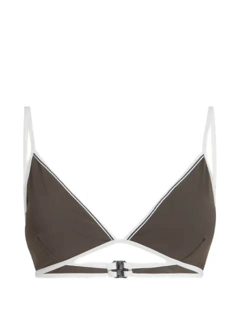 Brunello Cucinelli monili bikini top Brown ML902VS189C375