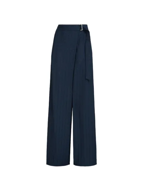 Brunello Cucinelli sequin-embellished tailored trousers Blue ML592P9207C2061