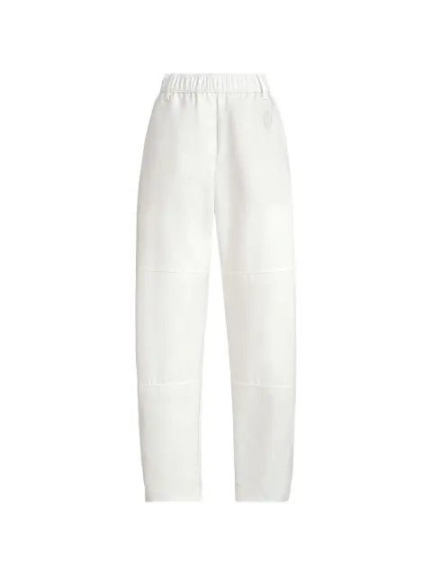 Brunello Cucinelli logo elastic-waistband trousers White MB422P9203C007
