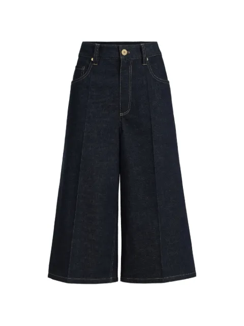 Brunello Cucinelli belt-loops denim shorts Blue ML134P4046C001