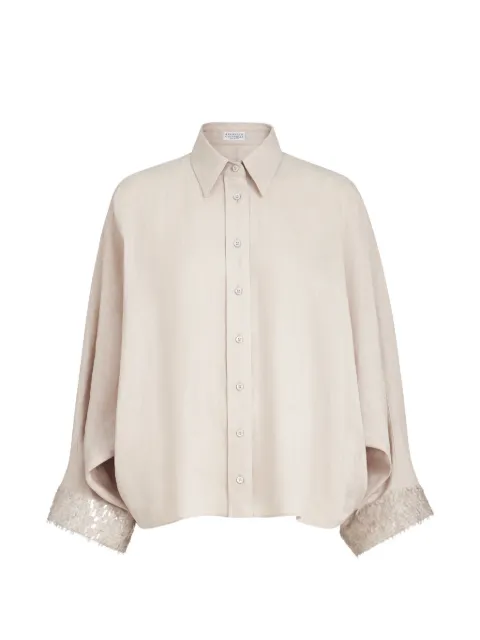 Brunello Cucinelli linen shirt Neutrals MA698RH316C4664