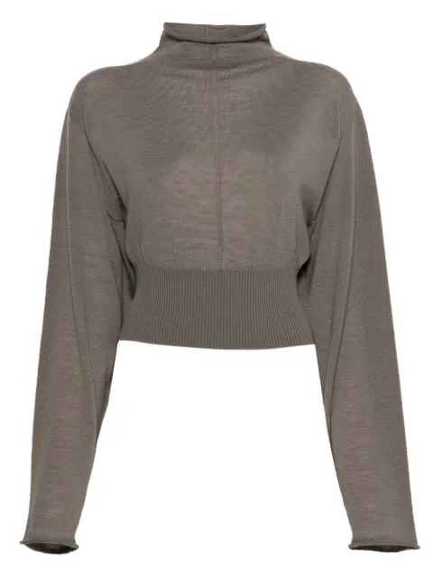 Rick Owens Con high-neck top Grey RP01F6632M