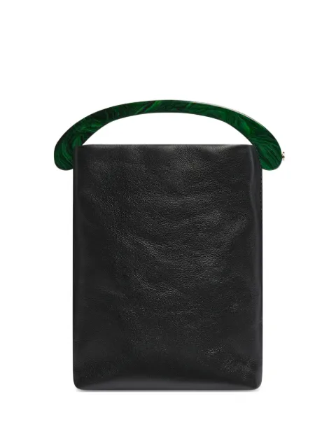 DRIES VAN NOTEN micro leather tote bag Black 2610115230116