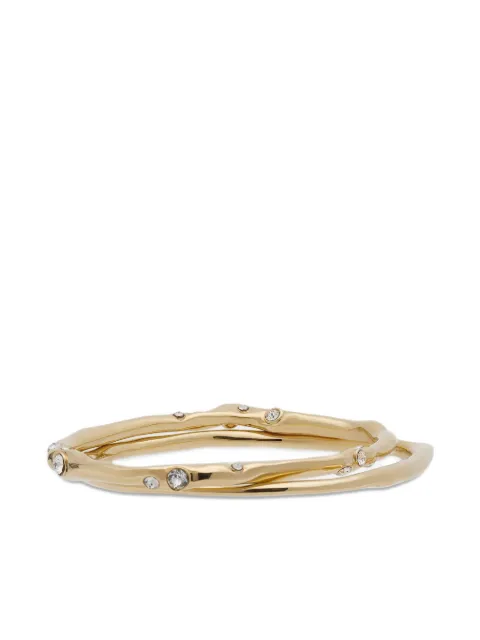 DRIES VAN NOTEN crystal-embellished cuff bracelet set Gold 2610182040063