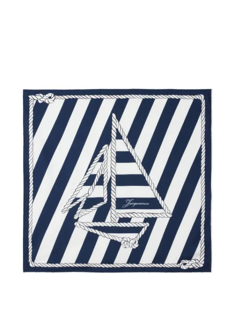 Jacquemus The Bateau Corde scarf Blue ACU00844AW00263