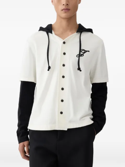 Jacquemus The Letro layered-sleeve hoodie Neutrals TSM00602AJ00226