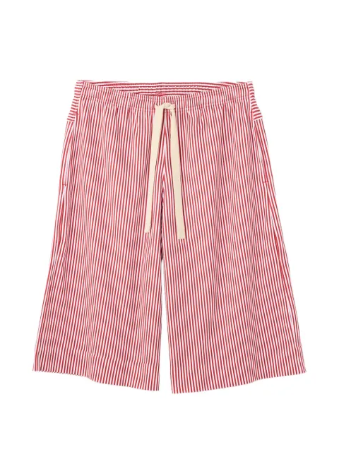 Jacquemus D'été stripe-print drawstring shorts Red SOM00548AJ00286