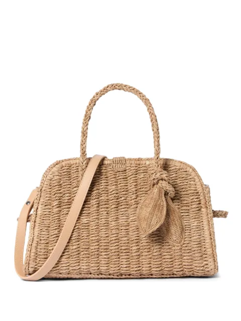 Jacquemus The small raffia Turismo bag Neutrals BAW00416DW00623