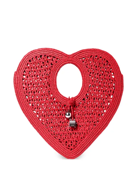 Jacquemus Spiaggia Coeur tote bag Red BAW00460AW00513