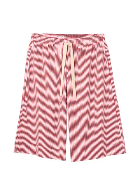 Jacquemus striped drawstring shorts Red SOW00616AJ00286
