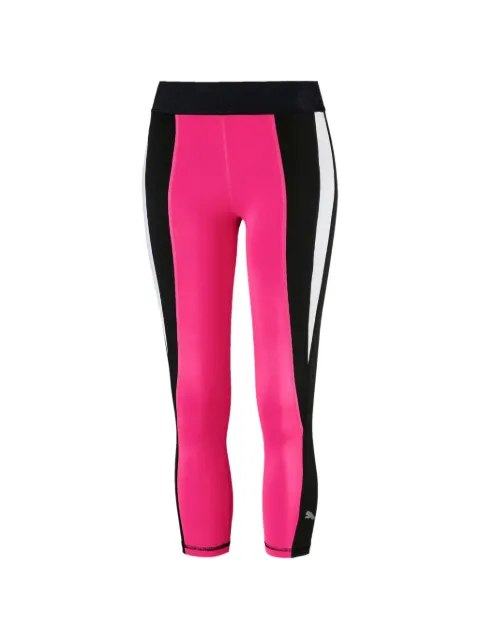 PUMA Own It 3/4 tight colour-block leggings Pink 51769909