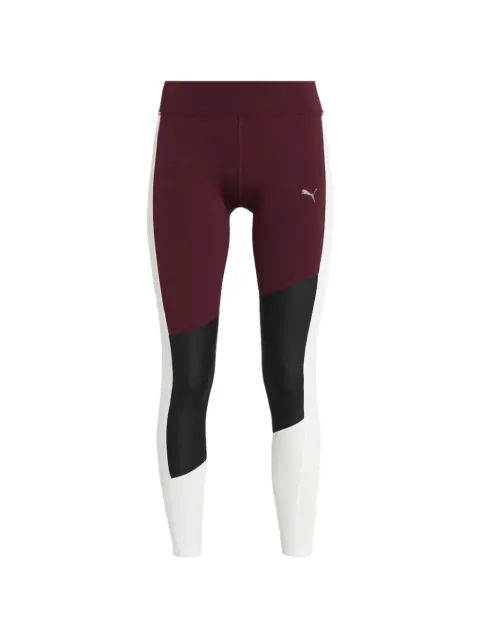 PUMA Holiday colour-block 7/8 tight leggings Red 51770502