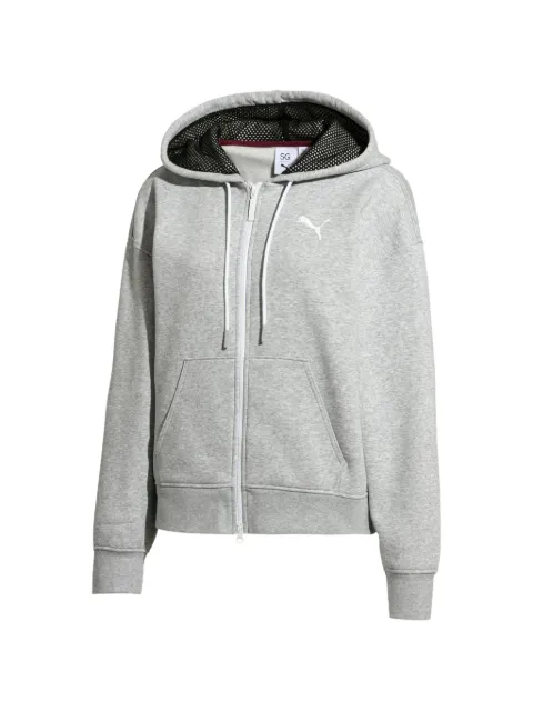 PUMA x Selena Gomez zip-up long-sleeve hoodie Grey 51780501