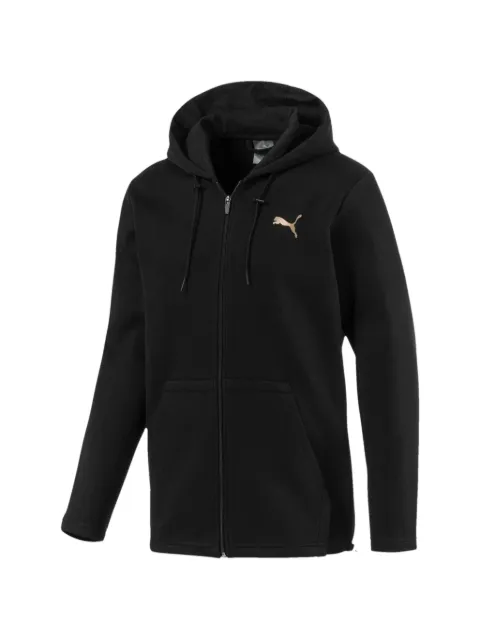 PUMA zip-up long-sleeve hoodie Black 51686801