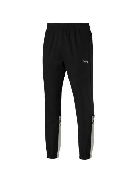 PUMA logo-detail elastic-waist track pants Black 51785502