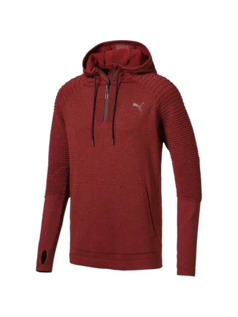 PUMA Energy ribbed zip hoodie Red 51649903