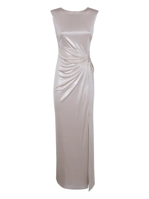 Lauren Ralph Lauren ruched embellished dress Neutrals 253P04060001