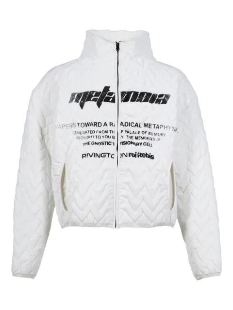 RRR123 quilted zip jacket White VERAJK90WHT