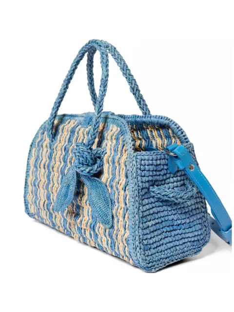 Jacquemus small Turismo raffia bag Blue BAW00416DW00623