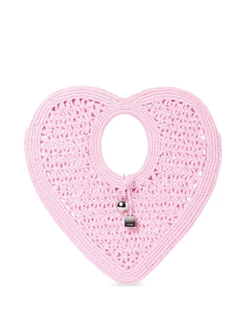 Jacquemus The Spiaggia Coeur tote bag Pink BAW00460AW00623