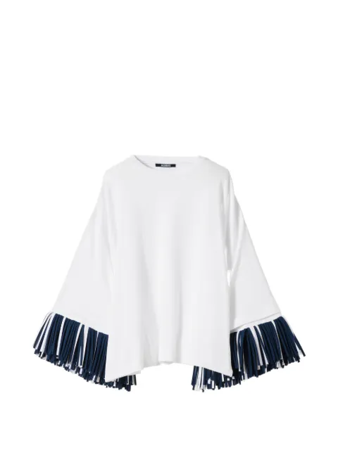 Jacquemus The Cabana fringe T-shirt White TSW00594AJ00291