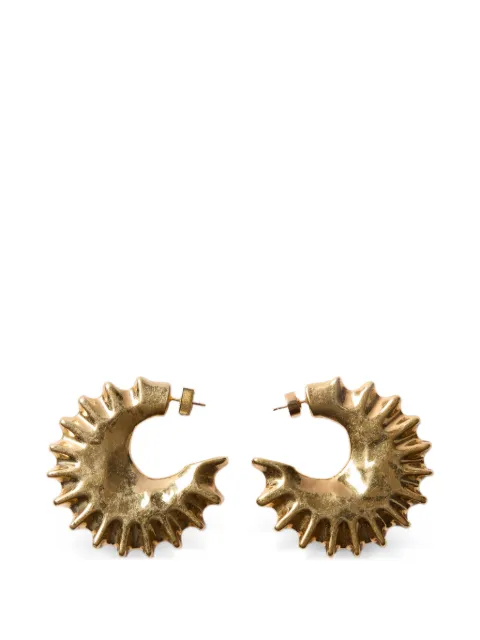 Jacquemus The Hippocampe hoop earrings Gold JWW00802AOT4063