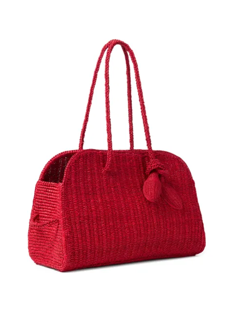 Jacquemus The raffia Turismo bag Red BAU00417BW00513