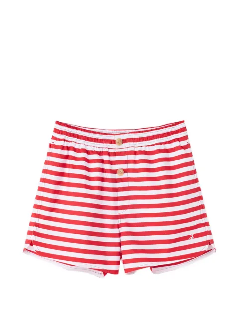Jacquemus Puntini striped swim shorts Red BOM00112AJ00295