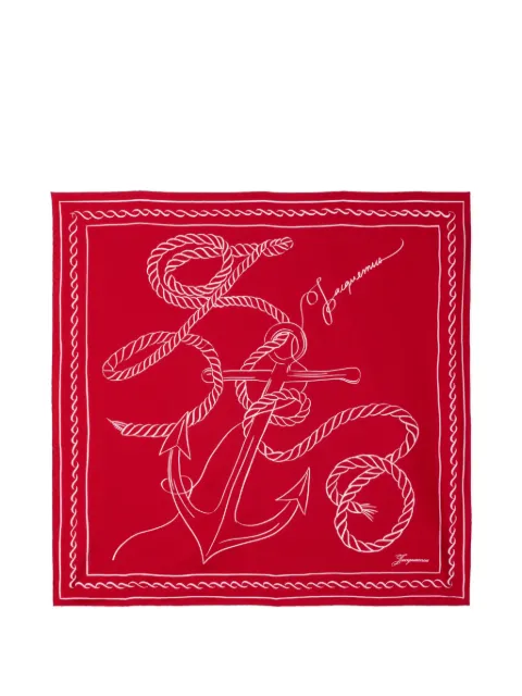 Jacquemus The Ancre scarf Red ACU00842AW00263