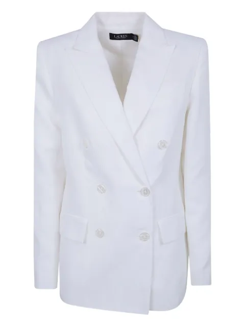 Lauren Ralph Lauren double-breasted blazer White 200P03657001