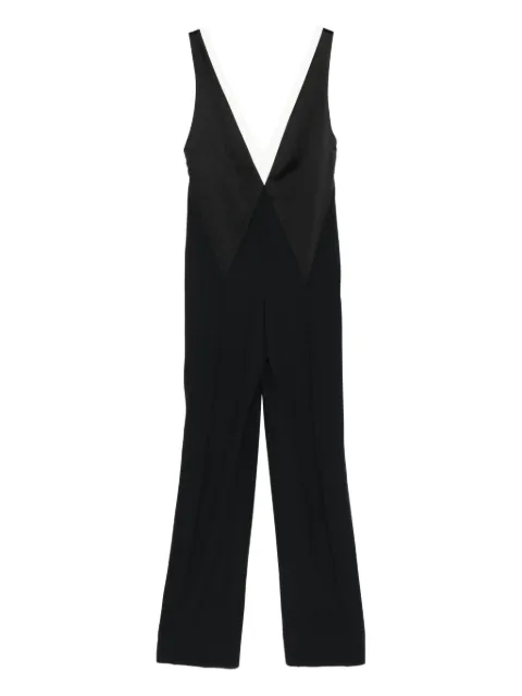 TOM FORD V-neck jumpsuit Black TU0295FAX1713