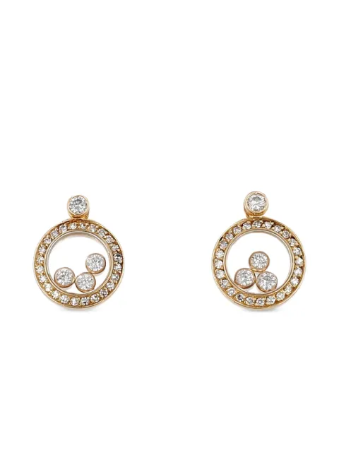 Chopard Pre-Owned 2010's diamond yellow gold earrings Gold 425547