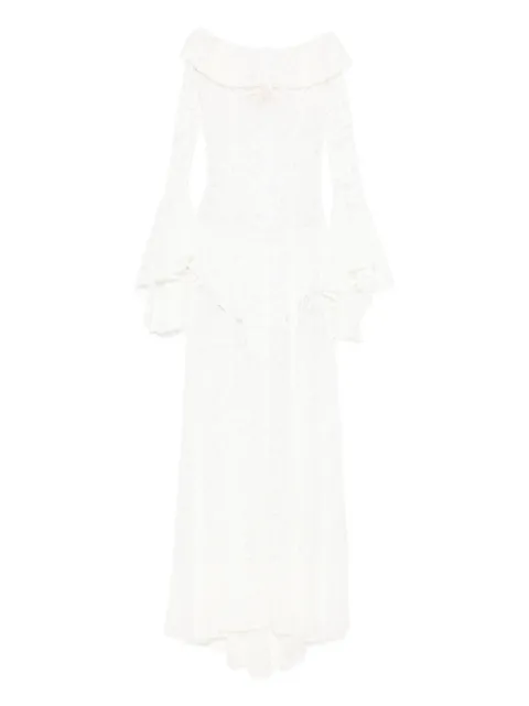 MIAU by Clara Rotescu white maxi dress White MUNIRA
