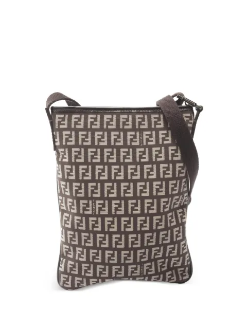 Fendi Pre-Owned 2010s Zucchino crossbody bag Brown 1030789