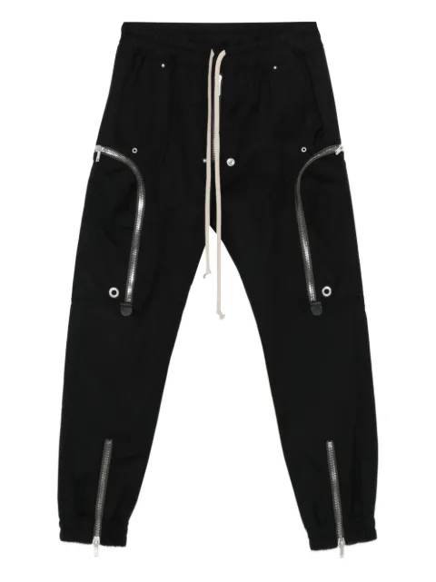Rick Owens Temple Bauhaus zip-detail trousers Black RU01F2377TE