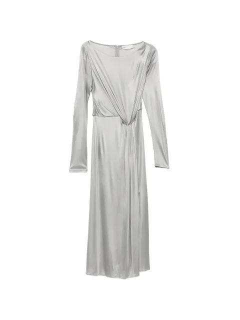 Tory Burch ruched midi dress Silver 177837