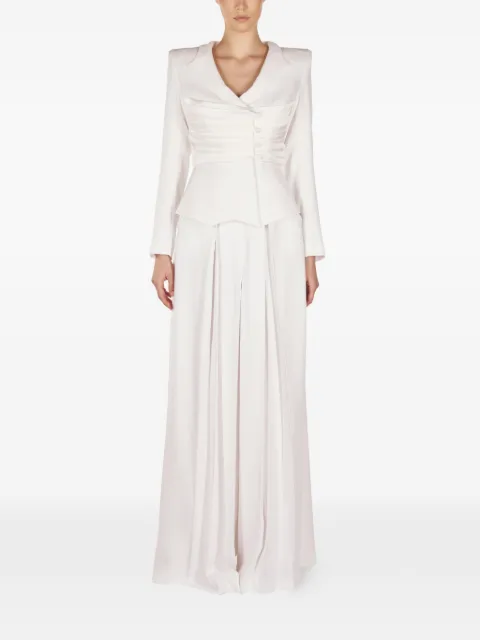 ARAFTU button-embellished all in one White COD011125