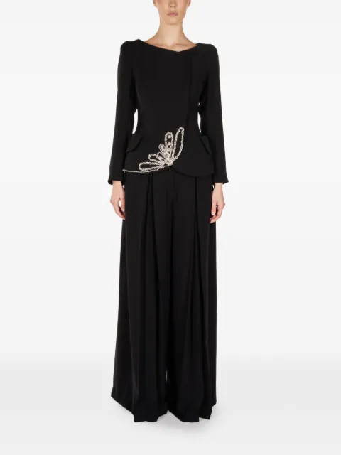 ARAFTU embellished all in one Black COP421125