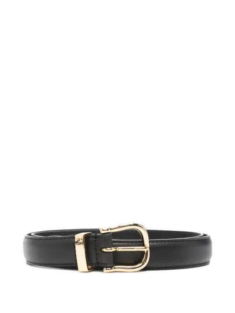 Nili Lotan Loiuse gold-tone buckle belt Black 11755L36
